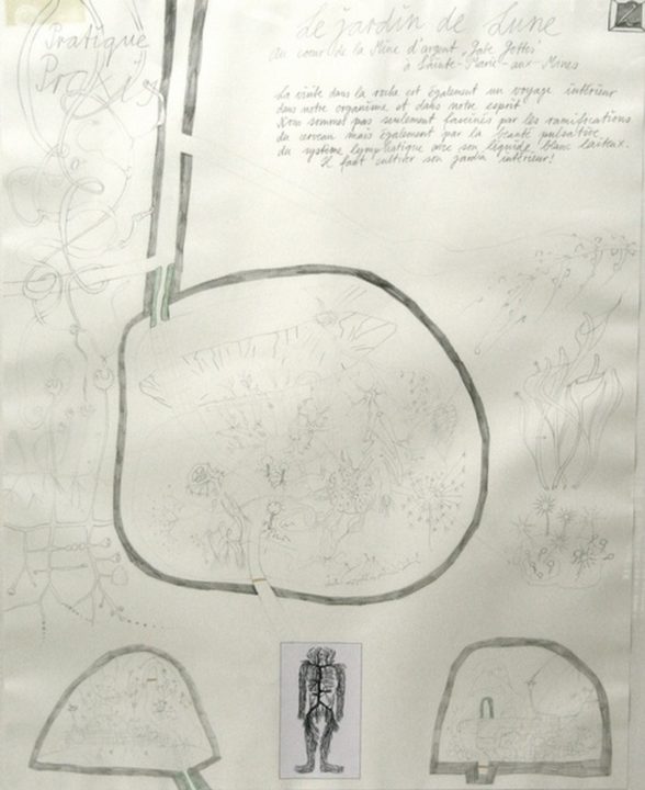  Le Jardin de Lune, 2006, dessin d'étude - une acquisition dans la collection du FRAC Alsace - photo Olivia Schmitt / FRAC Alsace