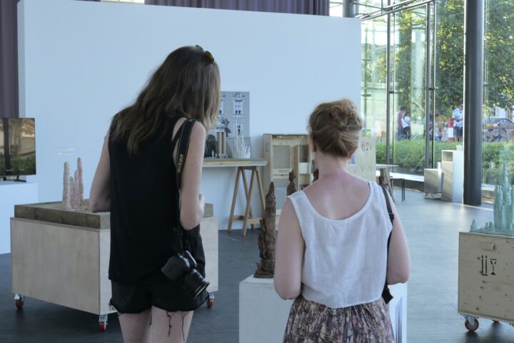 Vue de l'exposition "Mystères de la fusion", Elmar Trenkwalder © Jean-Louis Sonzogni