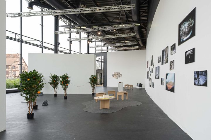 Exposition "Parfois revenir en arrière et avancer se confondent", 2026, FRAC Alsace © Alex Flores, Photographe Œuvres : (à gauche) Lawrence Abu Hamdan, "The recovered manifesto of Wissam (inaudible)", 2017, Collection FRAC Champagne-Ardenne | (à droite) Estefania Peñafiel Loaiza, "Un air d’accueil", 2013-2015, Collection FRAC Alsace, ADAGP Paris, 2026 Exposition "Parfois revenir en arrière et avancer se confondent", 2026, FRAC Alsace © Alex Flores, Photographe Œuvres : (à gauche) Lawrence Abu Hamdan, "The recovered manifesto of Wissam (inaudible)", 2017, Collection FRAC Champagne-Ardenne | (à droite) Estefania Peñafiel Loaiza, "Un air d’accueil", 2013-2015, Collection FRAC Alsace, ADAGP Paris, 2026