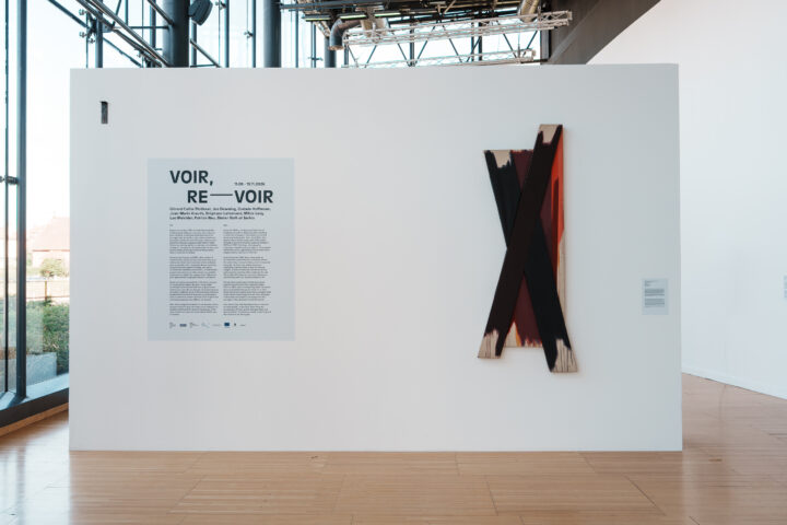 Vue de l'exposition "Voir, revoir" au FRAC Alsace - Crédit photo : Sébastien Buzov